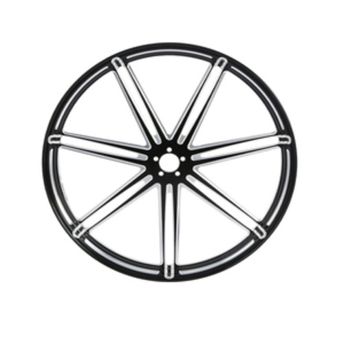 Custom Chrome 30 3.5" Black Anodized Front Wheel Rim The Vee Fits For Harley Touring 2008-2024