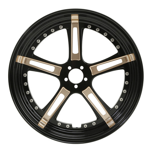 Custom Chrome 18 3.5" Billet CNC Front Wheel Rim 5 Spokes Black Anodized Fits For Harley Touring Custom