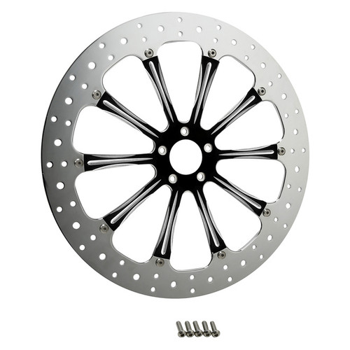 18" CONTRAST CUT/ POLISHED FRONT TWO-PIECE ROTOR