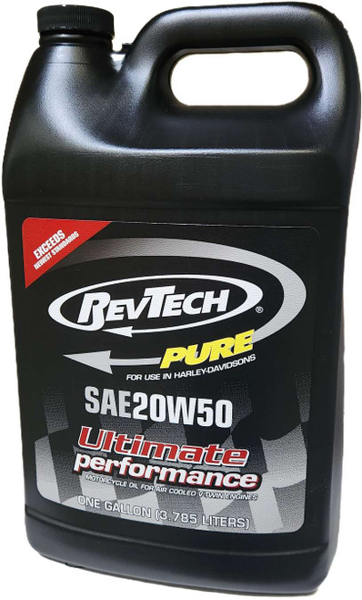 RevTech Pure Advanced Motorcycle Lubricant Oil Sae 20W50 6-1 Gallon/Case