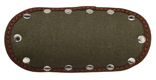 ARMY GREEN 6" CANVAS HEAT SHIELD PLAIN
