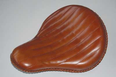 16 IN BROWN LEATHER SOLO SEAT