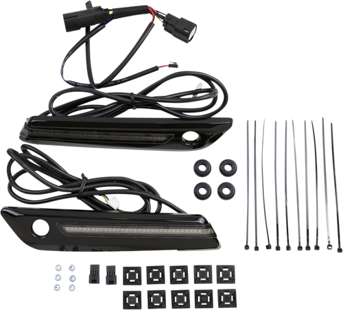 Hinge Covers - Smoke/Black