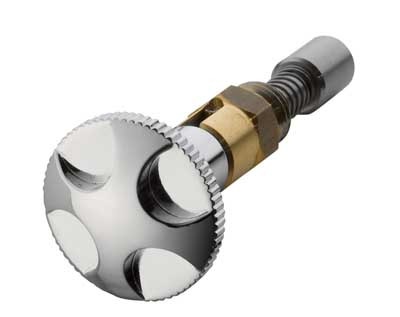 Custom Chrome Carb Chrome Cross Enrichener Choke Knob For S & S Super E, B And G Carburetors