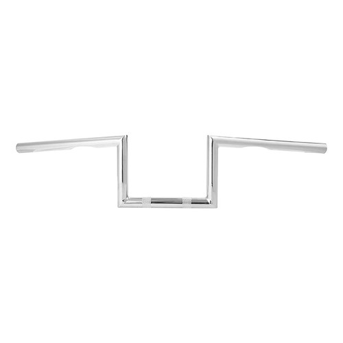 Jammer 1" Wide Z-Bar 6" Rise 60's Handlebar W/ Dimpled Chrome Fits For Harley 1" Clamp