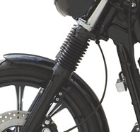 Custom Chrome Bikers Choice Fork Boots 49mm Long Fit For Harley FXDWG Dyna Wide Glide Black
