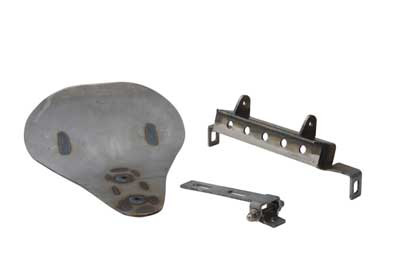 Custom Chrome Lucky Sucker Raw Plain Solo Seat Kit Fit For Harley Softail FX 00-06 FL 00-14