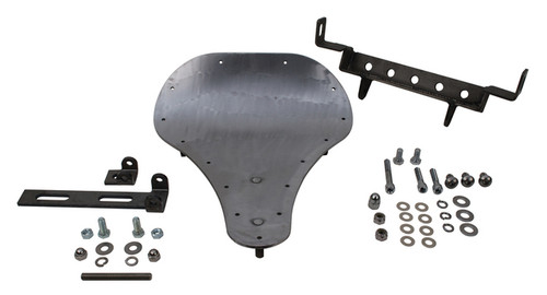 LUCKY SUCKER RIVET HOLED SOLO SEAT KIT RAW