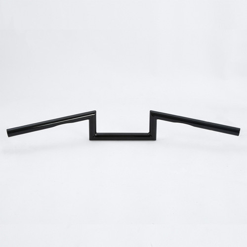 Jammer 1"Wide Style Z-Bar 4"Rise 60's Handlebar W/ Indent Gloss Black Fits For Harley 1"Clamp