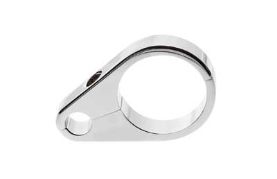Custom Chrome 1 3/8" Clutch Cable Clamp Fit For Harley Chrome