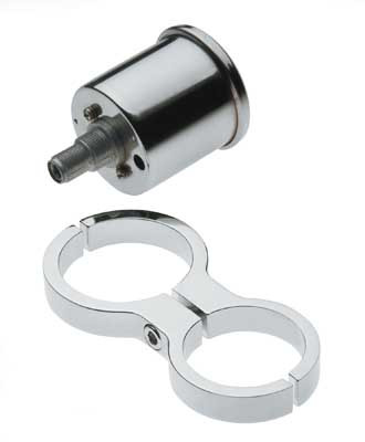 Custom Chrome Chrome Billet 48mm Gauge Bracket Clamp Fit For Harley 41mm Fork Tube