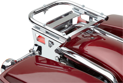 Two Up Tour Pack Mount - Chrome