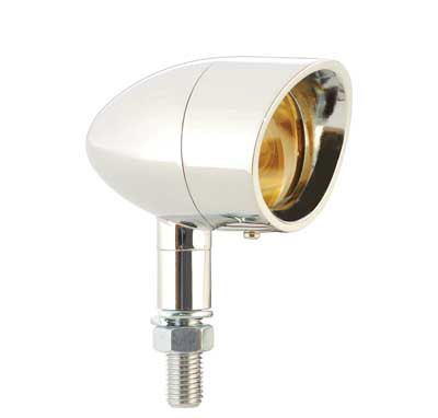 VISORED MINI BULLET AMBER (SOLD IN PAIRS)
