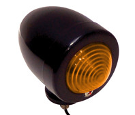 LIGHT MARKER AMBER 2 LEAD BLK