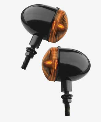 CSTM AMBER BULLET LGHT BLK