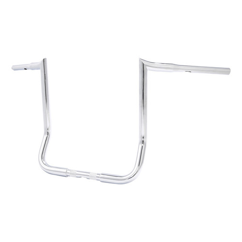 Santee 17" Rise Handlebar 1.25"Ape Hanger Bar Fit For Harley Touring FLHT 1982-up Gloss Black Chrome