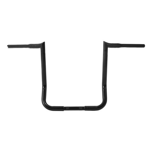 Santee 17" Rise Handlebar 1.25"Ape Hanger Bar Fit For Harley Touring FLHT 1982-up Gloss Black Chrome