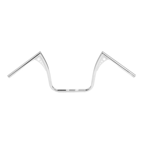 Custom Chrome 1"Handlebar 14" Rise Ape Hanger Bar Chrome Gloss Black Fits For 82-13 Harley Touring FLH/FLHT Black