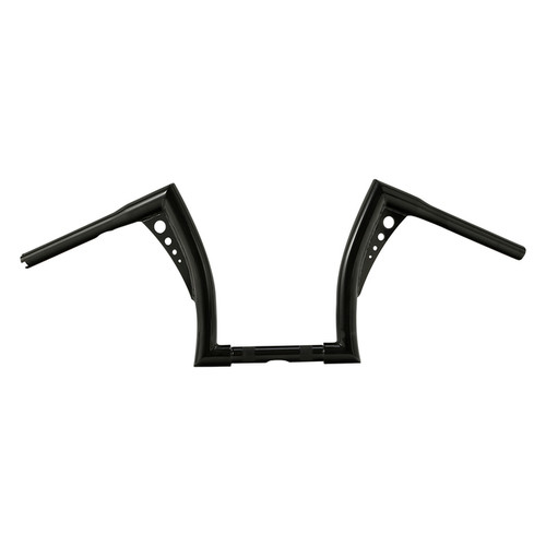 Custom Chrome 1.25" Fat Handlebar 11" Rise Hanger Bar Chrome Gloss Black Fit For Harley Electra Glide FLHT