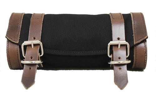 BLACK CANVAS FRONT FORK TOOL BAG