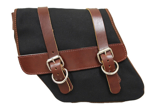 BLK.CANVAS LT.SADDLEBAG DYNA 96-UP