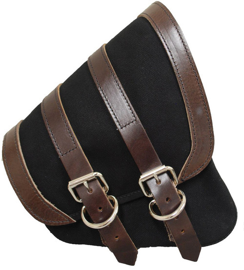 BLK.CANVAS RT.SADDLEBAG SOFTAL 86-UP
