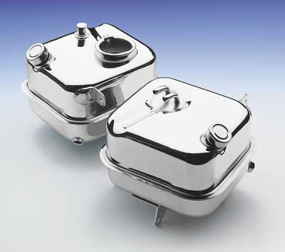 Custom Chrome Chrome Oil Tank Fits Harley 4-speed FL& FX Big Twin 1982-1986 Repl For 62504-82