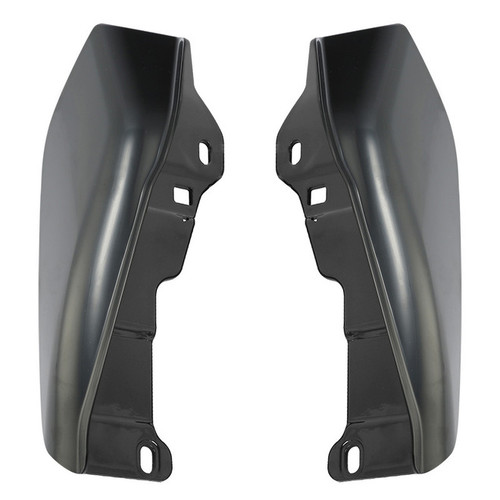 Custom Chrome Pair Mid-Frame Air Deflectors Unpainted Fit For Harley Touring Road King 2009-up