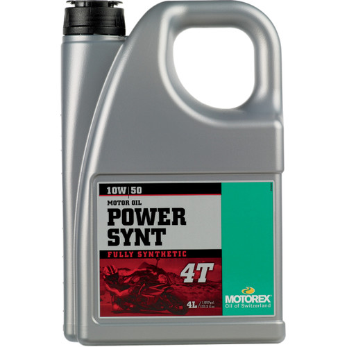 Motorex #305664 - Power Synt 4T Engine Oil - 10W-50 - 4L