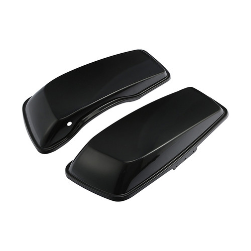 Custom Chrome Primer Black Hard Saddlebag Lids Unpainted Fit For Harley Touring Road Glide 14+