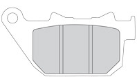 M/F SINTER PAD REAR SPORTSTER 04-13