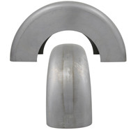 Santee 7.25" Custom Blank Steel Rear Fender Smooth 13-3/8" Radius Fits Harley 16" Wheel