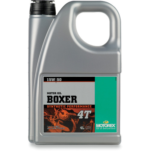 Motorex #300273 - 4T Boxer Oil - 15W-50 - 4L