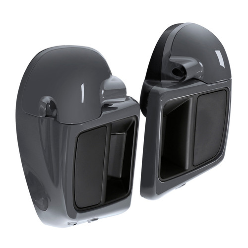 HR3 Gunship Gray Vented Lower Fairing Kit For Harley Touring models 2014-2024