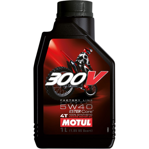 Motul #104134 - 300V Offroad Synthetic Oil - 5W-40 - 1L