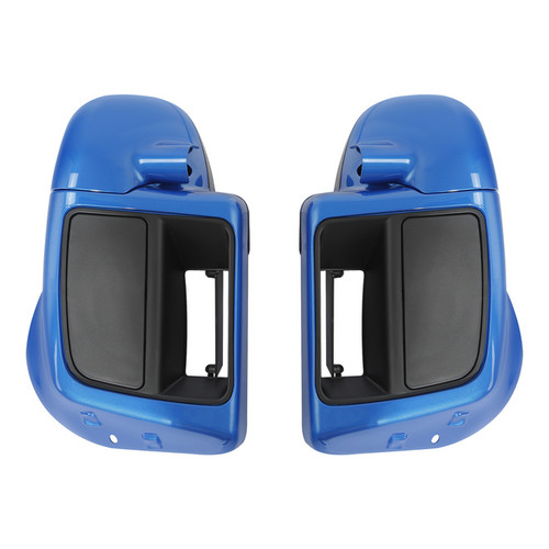 HR3 Electric Blue Vented Lower Fairing Kit For Harley Touring models 2014-2024