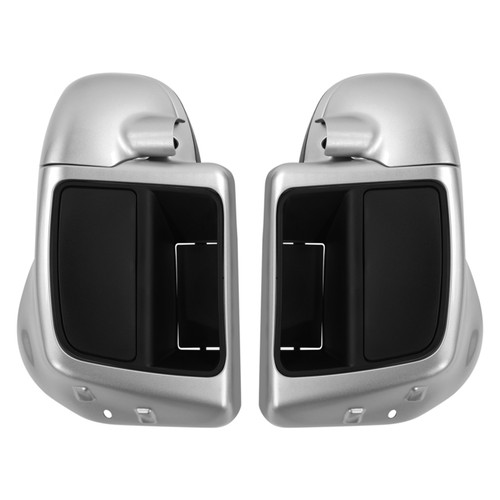 HR3 Brilliant Silver Pear Vented Lower Fairing Kit For Harley Touring models 2014-2024