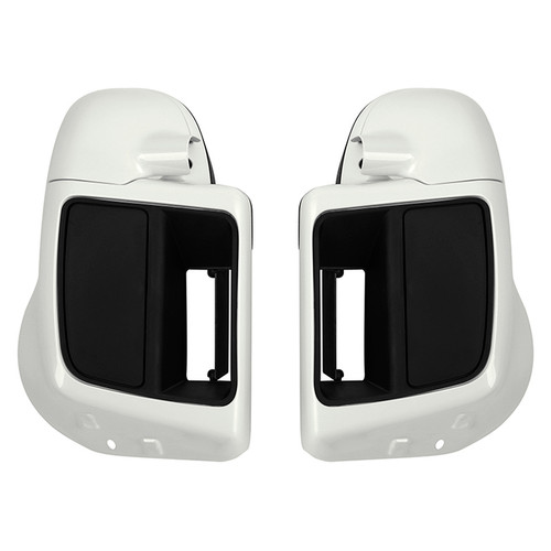 HR3 Bonneville Salt Pearl Vented Lower Fairing Kit For Harley Touring models 2014-2024