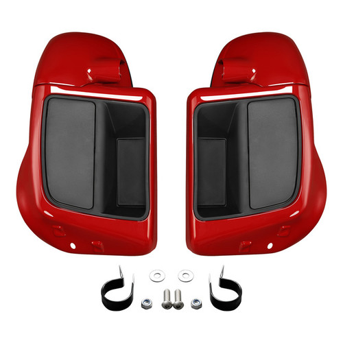HR3 Billiard Red Vented Lower Fairing Kit For Harley Touring models 2014-2024