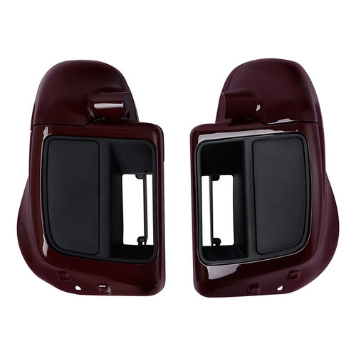HR3 Billiard-Burgundy Vented Lower Fairing Kit For Harley Touring models 2014-2024