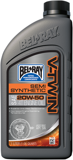 V Twin Semi Synthetic Oil - 20W-50 -1 L