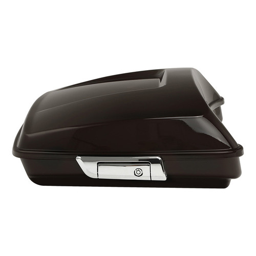 HR3 Black Forest & Wineberry 5.5" Razor Style Touring Trunk Luggage For 14-24 Harley Touring