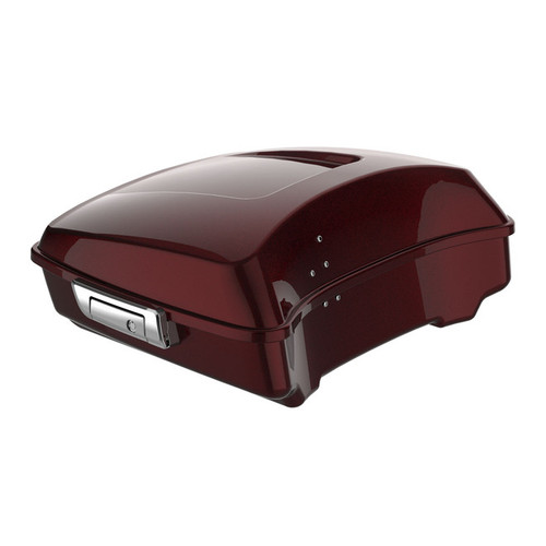 HR3 Twisted Cherry 10.7" Chopped Style Touring Trunk Luggage For 14-24 Harley Touring