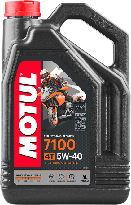 7100 4T Synthetic Oil - 5W-40 - 4 L