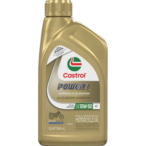 Castrol #15D2C1 - Power 1® Synthetic Engine Oil - 10W-50 - 1 US quart