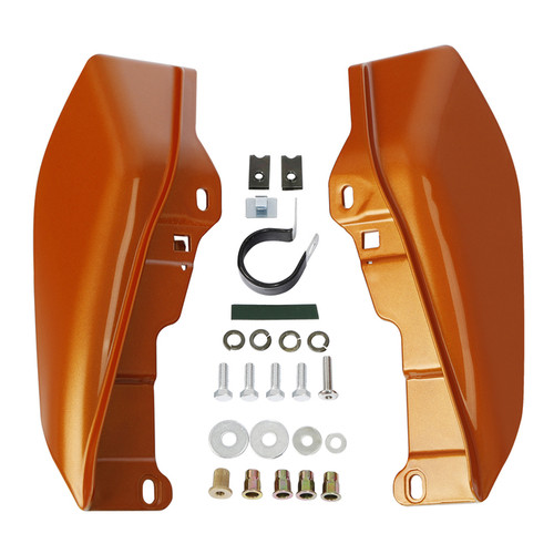 AMBER WHISKEY  / MID-FRAME AIR DEFLECTORS FOR TOURING 09-UP