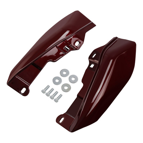 MYSTERIOUS RED SUNGLO MID-FRAME AIR DEFLECTORS TOURING 09-UP