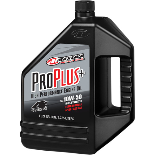 Maxima Racing OIL #30-199128 - Pro Plus+ 4T Oil - 10W-50 - 1 U.S. gal.