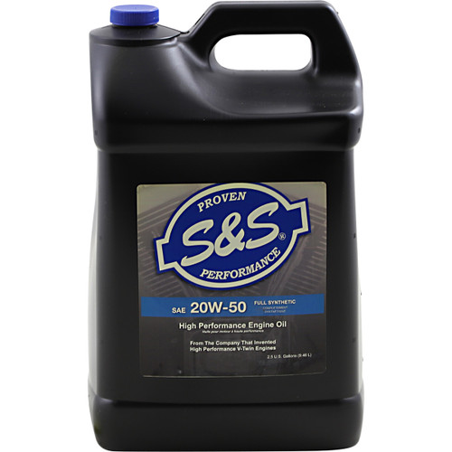 S&S Cycle #153749 - Synthetic Oil 20W-50 - 2.5 U.S. gal.