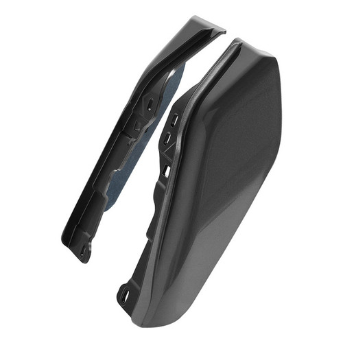 HR3 Industrial Gray & Silver Gray Mid Frame Air Heat Deflectors For Harley Touring and Trike Models 09-24